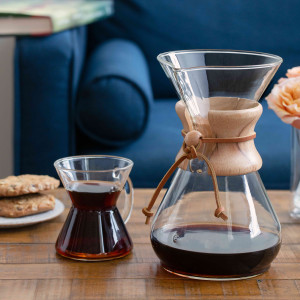 Mug en verre forme Chemex